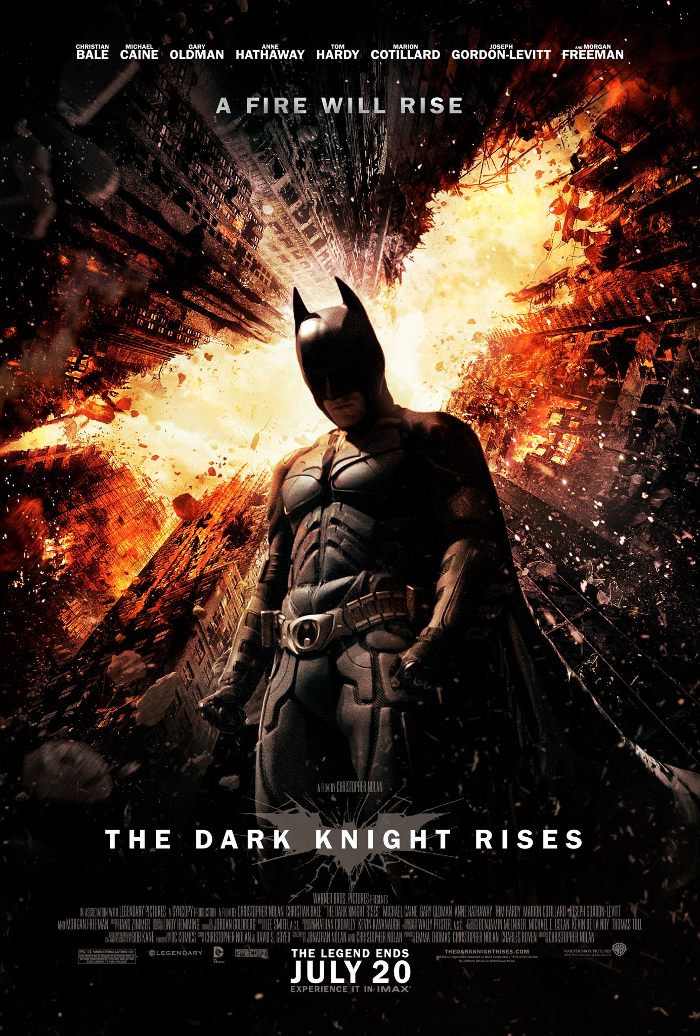 The Dark Knight Rises Fire Rises Poster